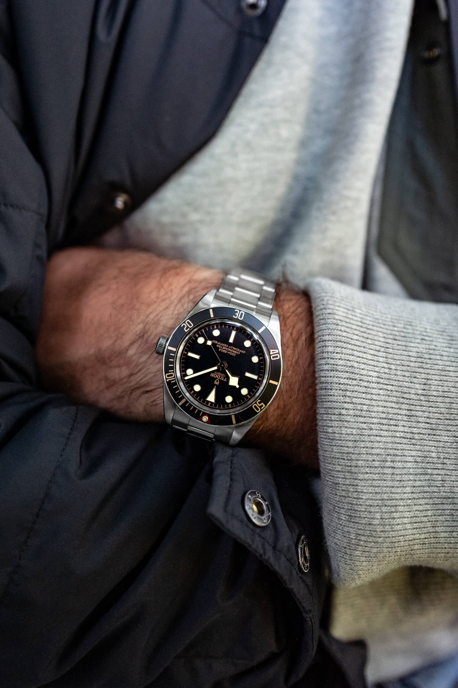 Tudor black shop bay 79030n