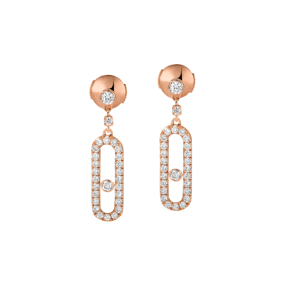 Messika - Move Uno diamond earrings- Ref.05631-pg - Mamic 1970