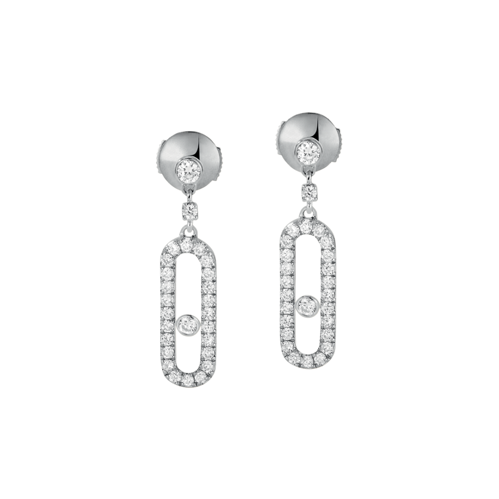 Messika - Move Uno diamond earrings- Ref.05631-wg - Mamic 1970