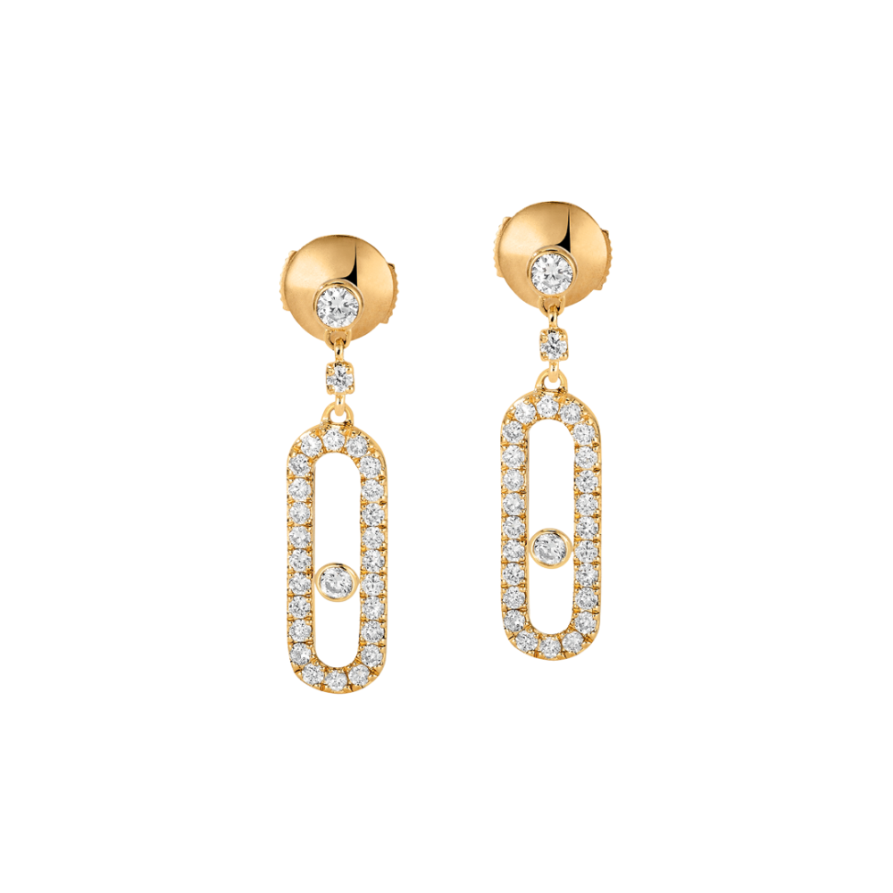 Messika - Move Uno diamond earrings- Ref.05631-yg - Mamic 1970