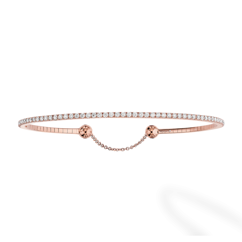 Messika Skinny bracelet in pink gold Ref. 06097-PG
