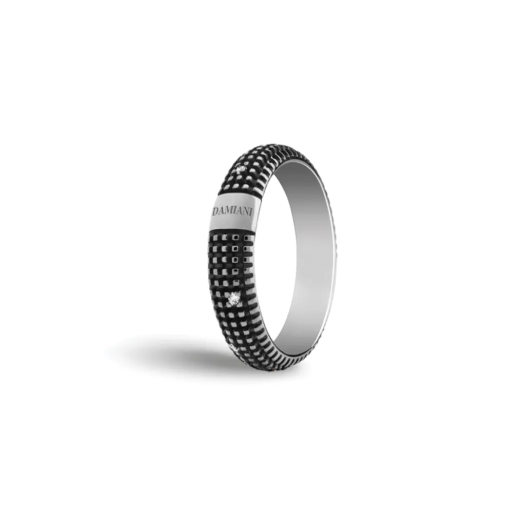 Damiani Metropolitan 18 ct black gold and diamond ring Ref. 20048226 - Mamic 1970