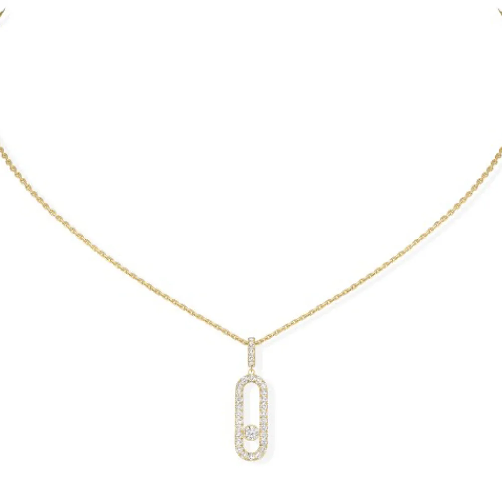 Messika Move Uno Pavé diamond necklace 12058-WG - Mamić 1970