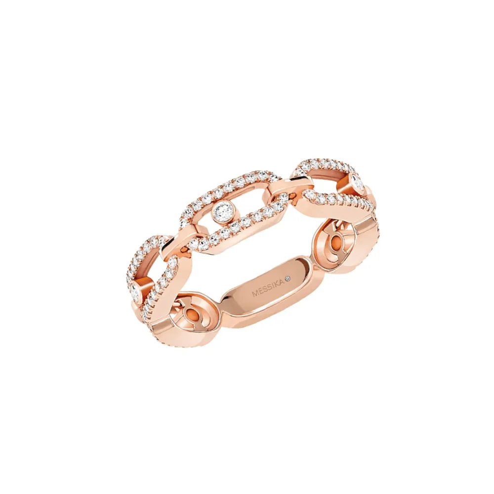 Messika Move Uno Multi Pavé diamond ring Ref. 12012-pg - Mamic 1970