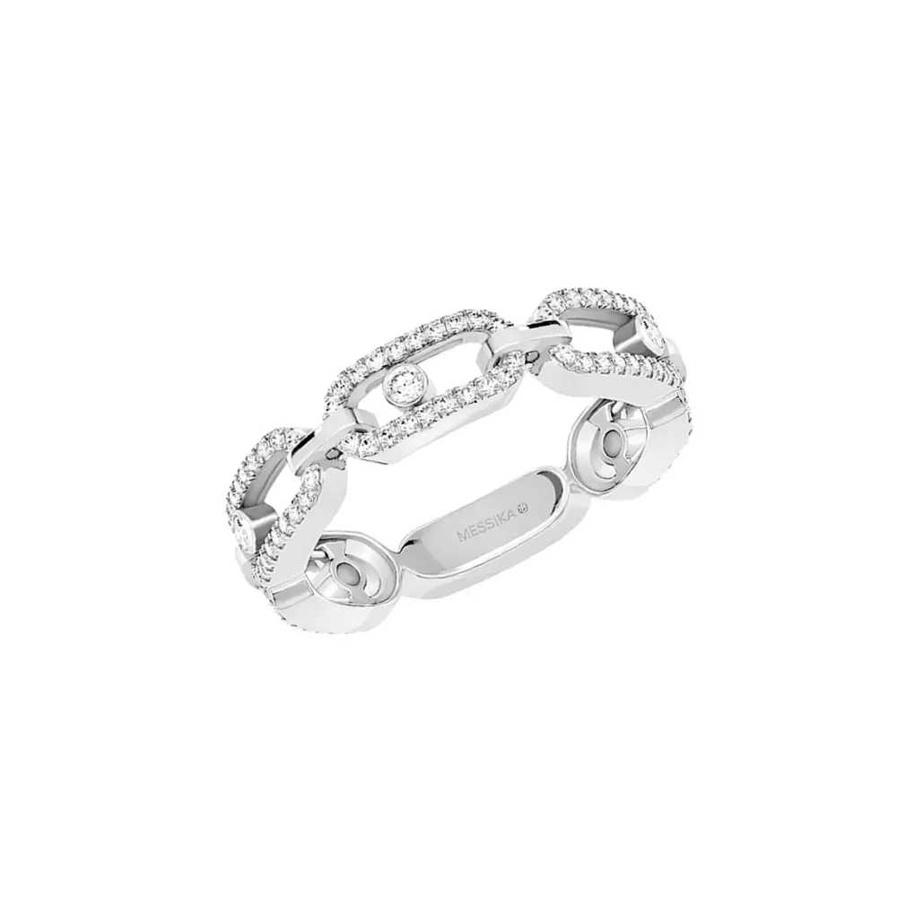 Messika Move Uno Multi Pavé diamond ring Ref. 12012-yg - Mamic 1970