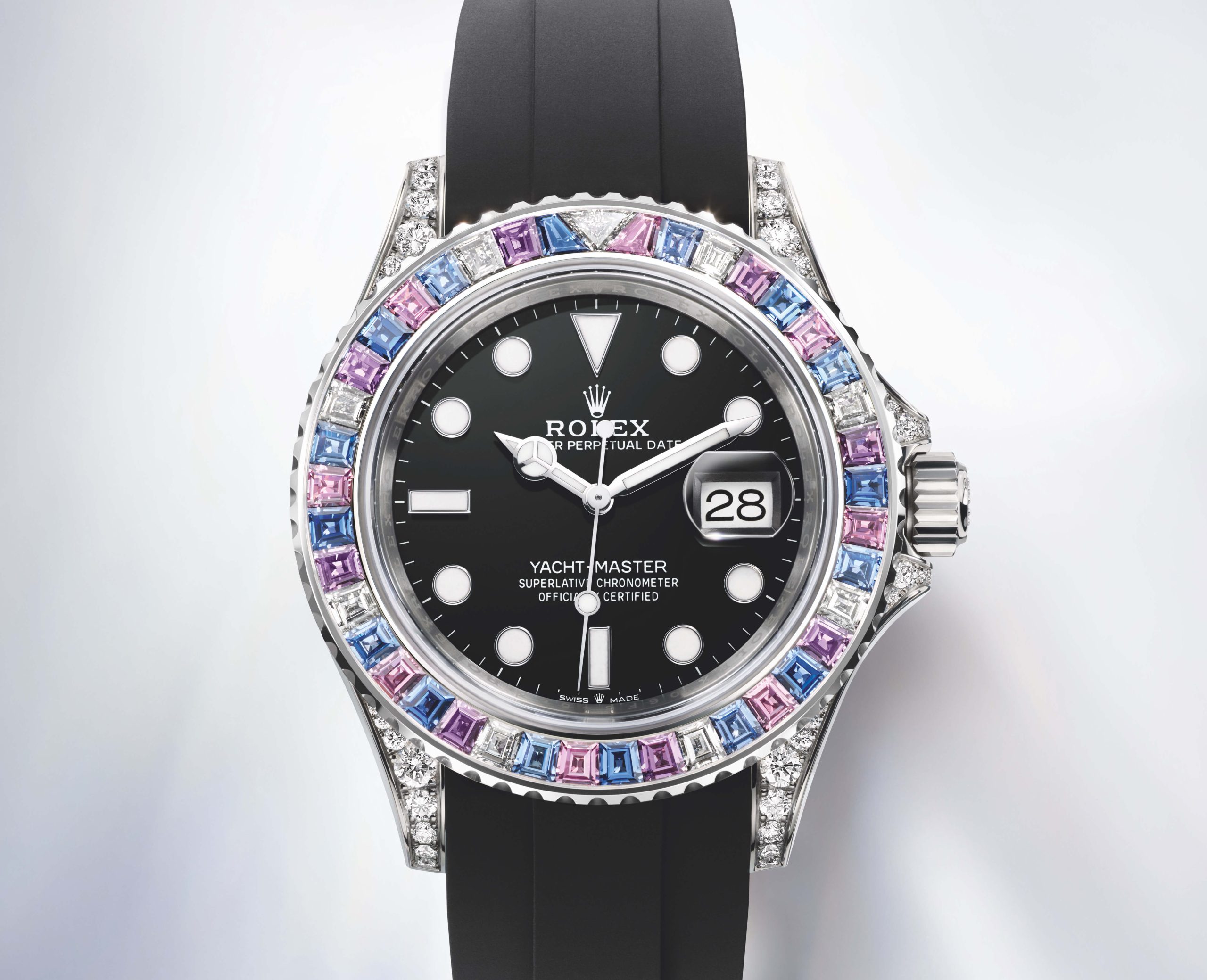 rolex yacht master with diamonds