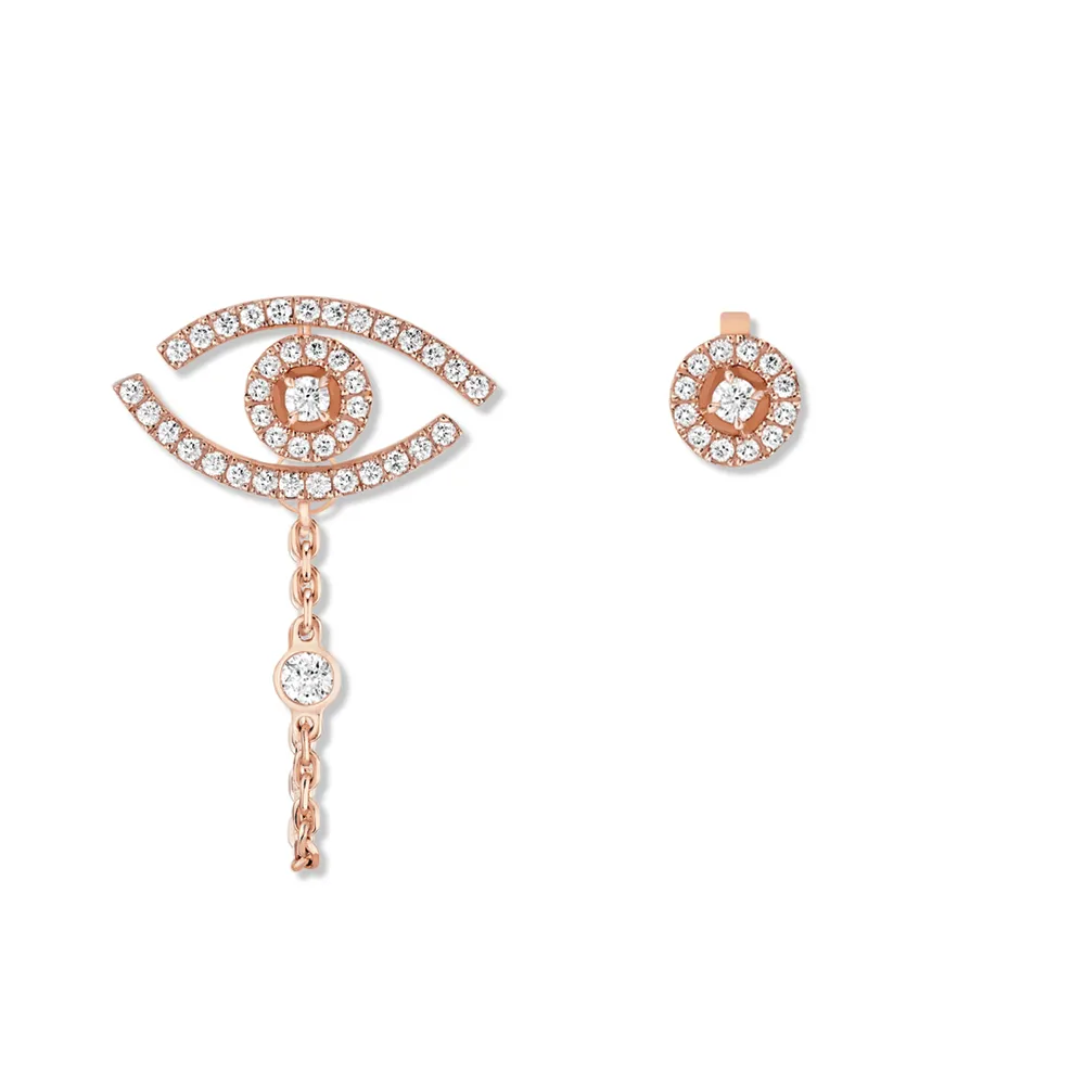 Messika Lucky Eye Diamond Earrings Ref 11349-pg - Mamic 1970