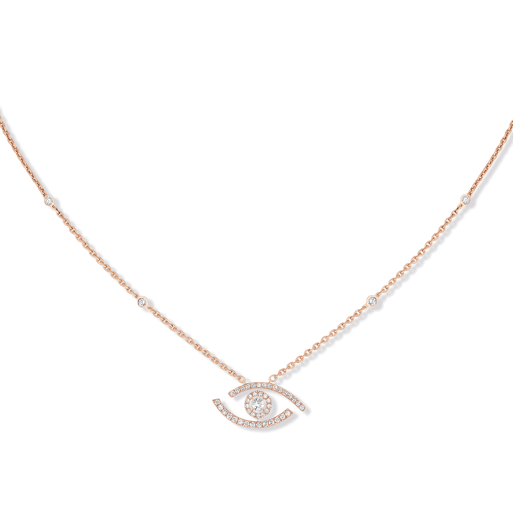 Messika Lucky Eye Diamond Necklace Ref 07525-pg - Mamic 1970