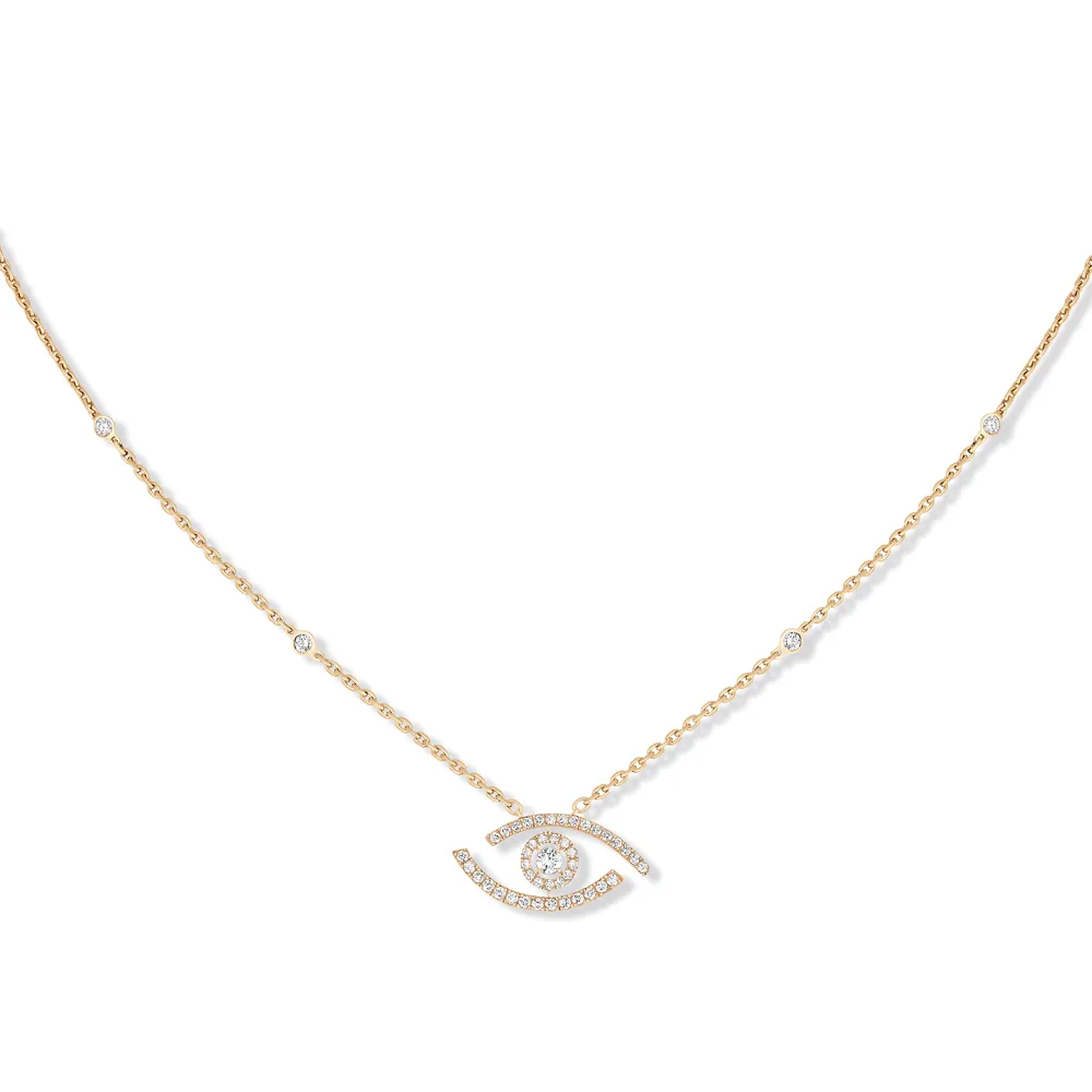 Messika Lucky Eye Diamond Necklace Ref 07525-yg - Mamic 1970