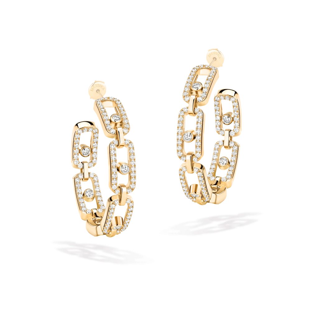 Messika Move Link Diamond Earrings Ref.12716-yg - Mamic 1970