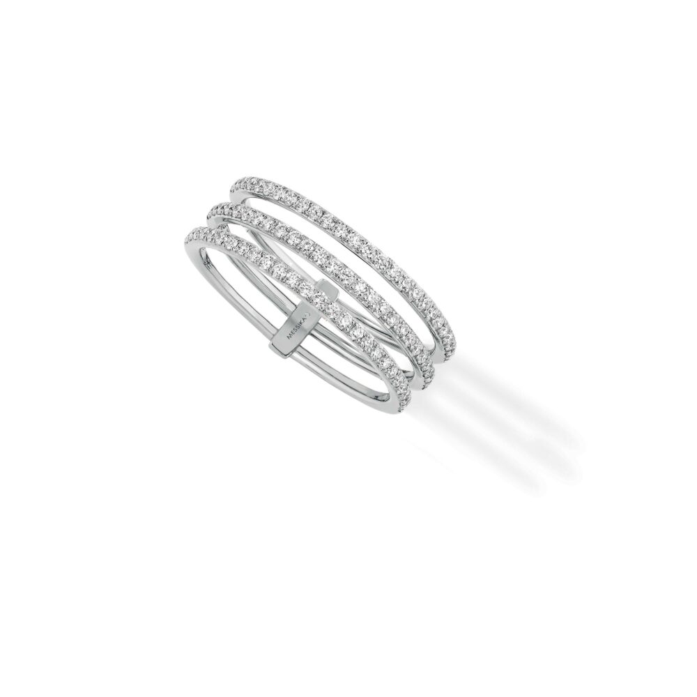 Messika Joaillerie Bague Gatsby 3 Rangs 5439 W 1